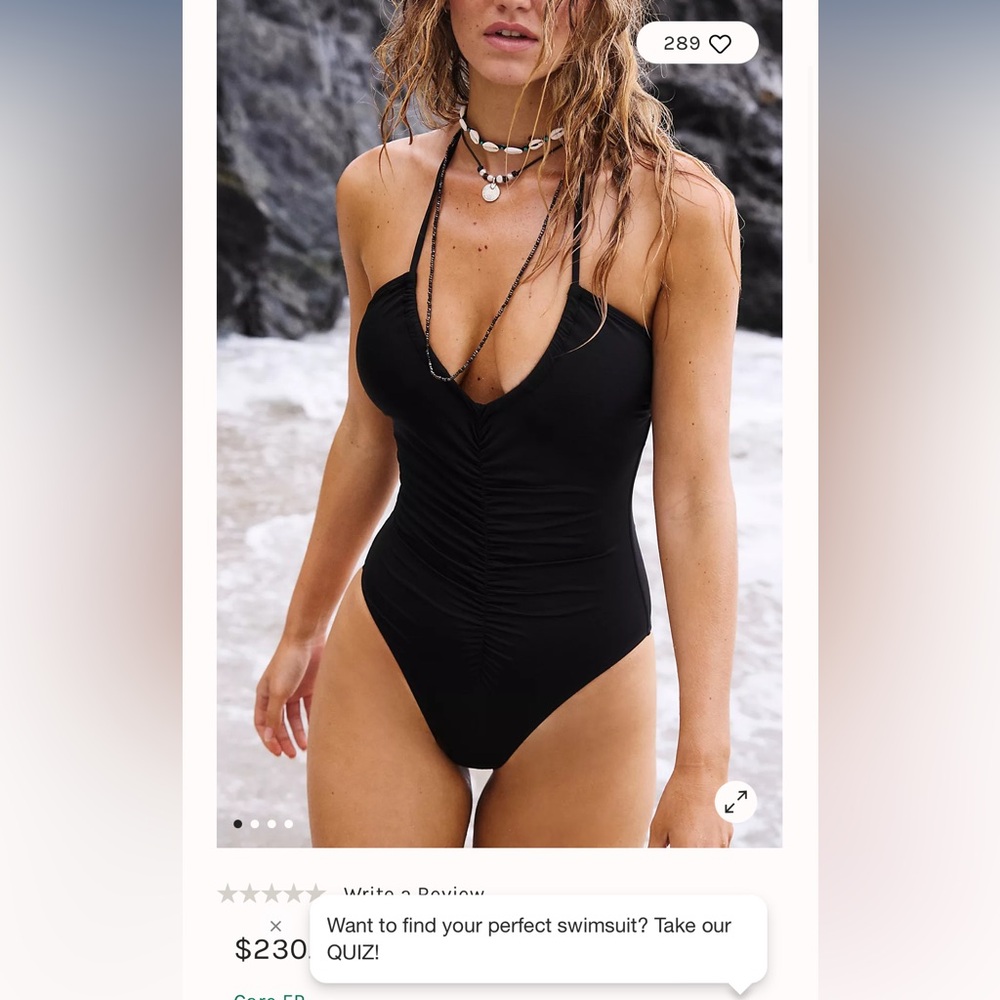 Free People Peony Ruched Vacation One-Piece